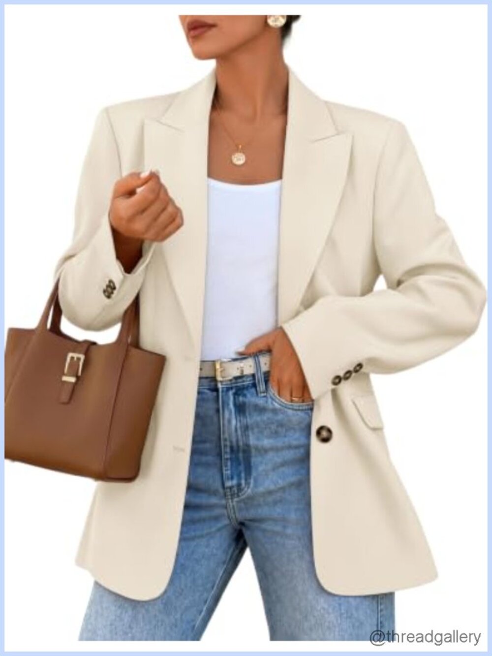 Women's Lapel Blazer Suit Jacket Business Casual Office